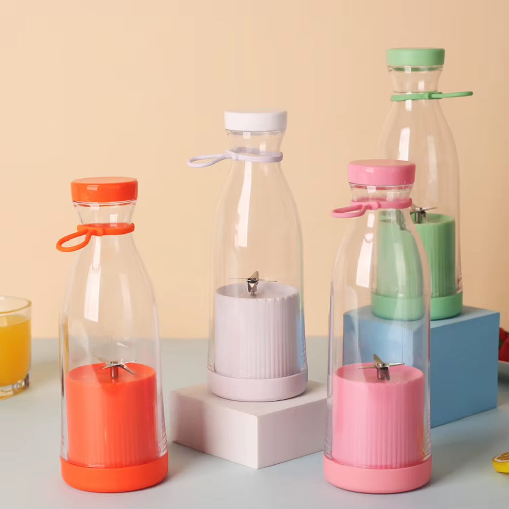 380Ml/420Ml Portable Juicer Cup Juicer USB Electric Fruit Juice Cup Automatic Mini Fruit Juicer Smoothie Blender with 6 Blades